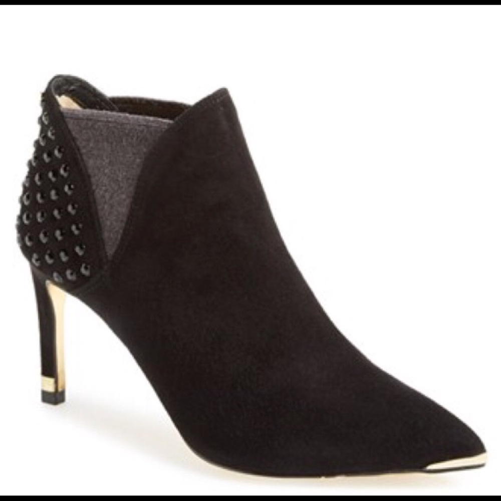 Ted Baker Suede Studded Ankle Boots Booties 39